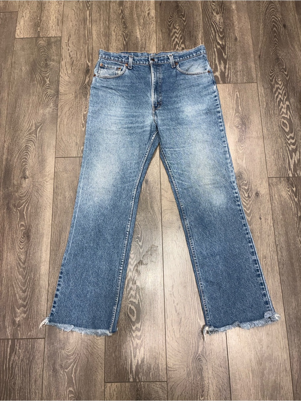 Vintage 80s Levi's 517 Men's 38x34 Blue Jeans Bootcut 1988, USA Made